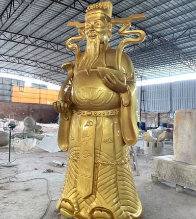 寺庙大型不锈钢喷金烤漆神佛财神博鱼网页版