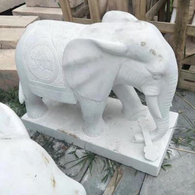 大理石石雕景观大象博鱼网页版
