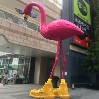 景区商场摆放大型玻璃钢火烈鸟博鱼网页版