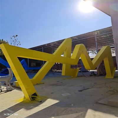 不锈钢喷漆抽象园林广场景观博鱼网页版 