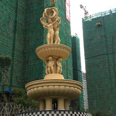 小区大型欧式人物景观喷泉