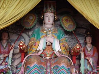 寺庙供奉玻璃钢彩绘妈祖博鱼网页版