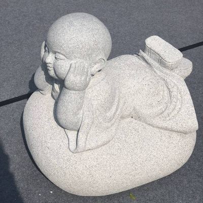 砂石石雕寺庙宗教摆件小沙弥博鱼网页版