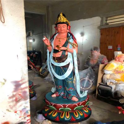 玻璃钢彩绘景区寺庙供奉神佛三圣博鱼网页版