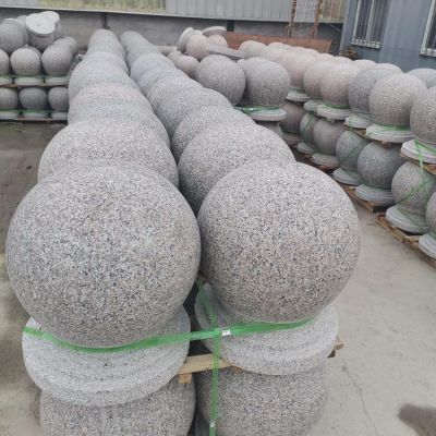 停车场公园砂石大理石石雕车阻石