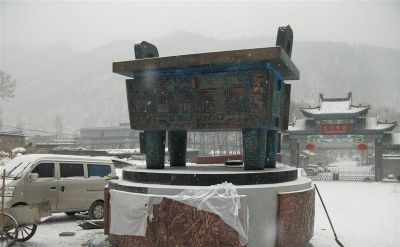 户外大型景观仿古青铜器鼎博鱼网页版