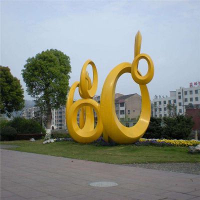 广场不锈钢创意圆环艺术造型景观博鱼网页版