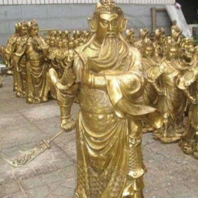 企业寺庙摆放铜关公佛像博鱼网页版摆件