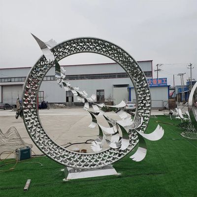 广场不锈钢鸽子博鱼网页版是怎么制作出来的？