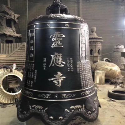 寺庙大型铜博鱼网页版祈福纳福铜钟博鱼网页版