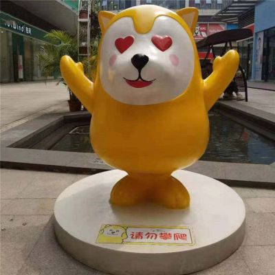 商场店铺玻璃钢卡通动物公仔博鱼网页版