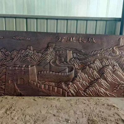 室内浮雕万里长城影壁壁画博鱼网页版