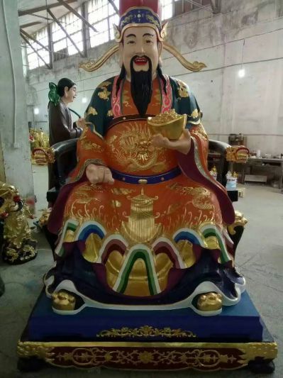 招财进宝财神铜雕寺庙供奉财神博鱼网页版