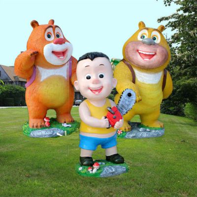 幼儿园电影院玻璃钢卡通熊出没博鱼网页版