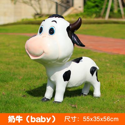 草坪一只小号玻璃钢牛博鱼网页版