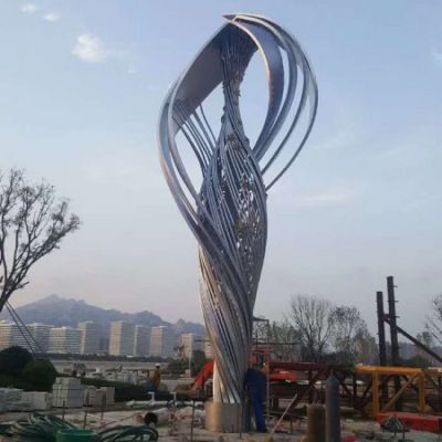 景区景点广场大型不锈钢创意园林景观摆件