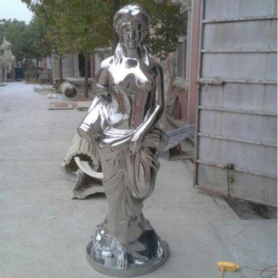 园林广场不锈钢镜面抽象女人博鱼网页版