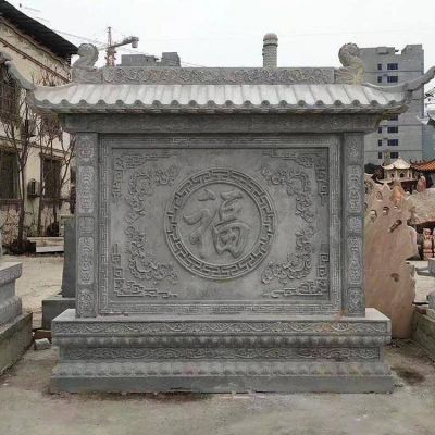 庭院户外门口大理石石雕浮雕福字影壁博鱼网页版