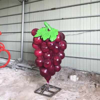 园林景观玻璃钢仿真水果景观葡萄