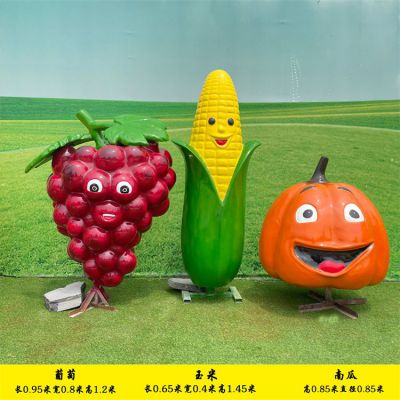 玻璃钢卡通园林景观水果玉米博鱼网页版