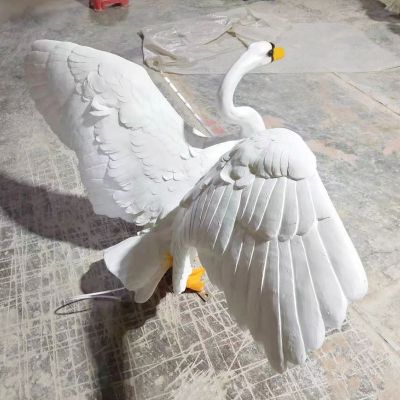 公园玻璃钢切面起飞白天鹅博鱼网页版