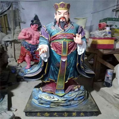 东岳大帝寺庙玻璃钢彩绘二十四诸天博鱼网页版