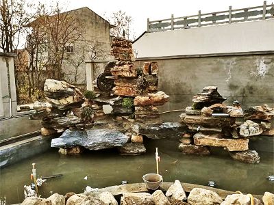 庭院水景装饰立体山形山峰造型博鱼网页版
