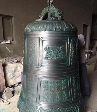寺庙大型仿古青铜器铜钟博鱼网页版