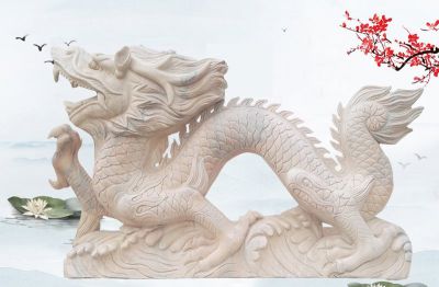 景区户外创意汉白玉龙博鱼网页版