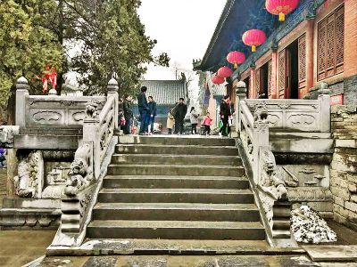 寺院楼梯台阶大理石扶手栏杆