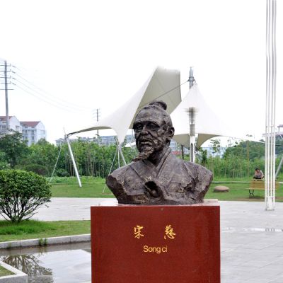公园小区摆放古代十大名医宋慈铸铜头像博鱼网页版
