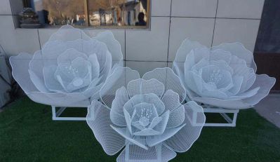 不锈钢镂空工艺装饰品荷花博鱼网页版