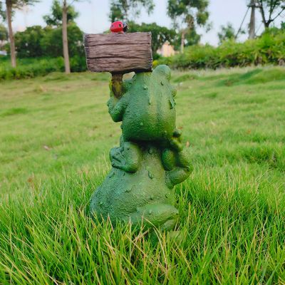 草坪玻璃钢个性两只青蛙博鱼网页版