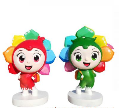 游乐场玻璃钢卡通花朵博鱼网页版