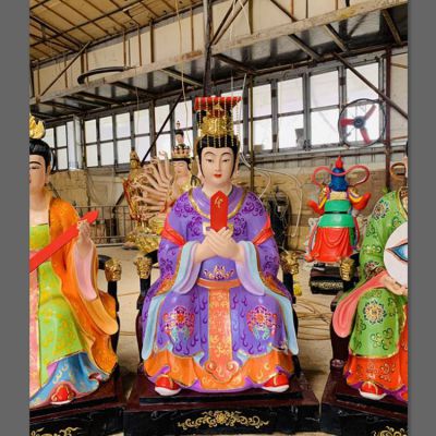 寺庙供奉玻璃钢彩绘菩萨黄极老母博鱼网页版
