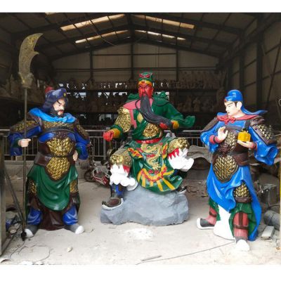 古代人物关公玻璃钢彩绘博鱼网页版