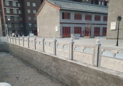 学校池塘景观围栏大理石博鱼网页版