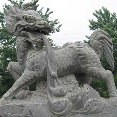 酒店别墅门口镇宅动物石雕 狮子博鱼网页版