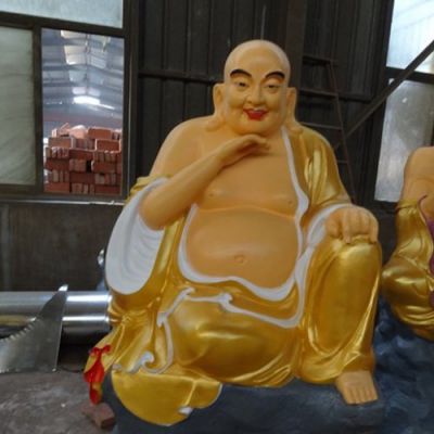 景区寺庙玻璃钢十八罗汉弥勒佛博鱼网页版