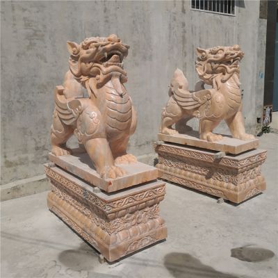 故宫门口晚霞红石雕貔貅博鱼网页版