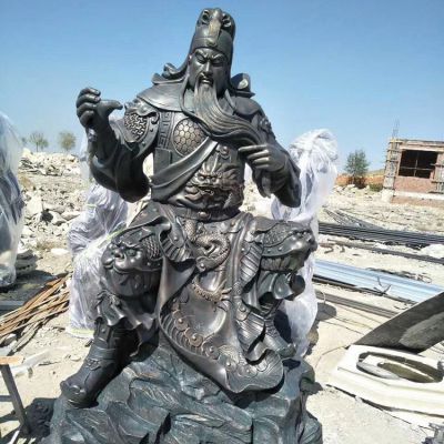 大型铜关公像铜雕古代人物关羽博鱼网页版