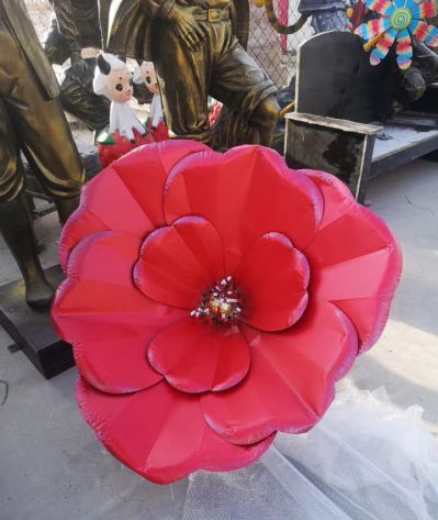 室内不锈钢锻造广场景观花朵博鱼网页版