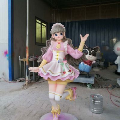 儿童乐园摆放玻璃钢卡通动漫人物博鱼网页版