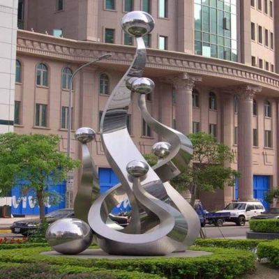 商业街摆放不锈钢抽象艺术景观博鱼网页版