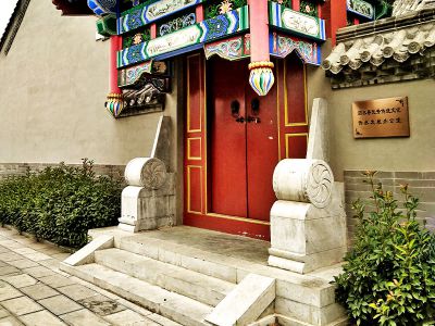 事业单位古建筑门口摆放汉白玉简约石抱鼓博鱼网页版