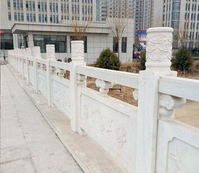 城市花园走廊装饰汉白玉栏杆扶手