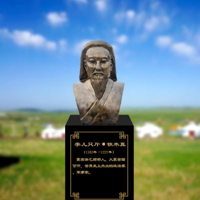 玻璃钢铁木真头像博鱼网页版成吉思汗博鱼网页版
