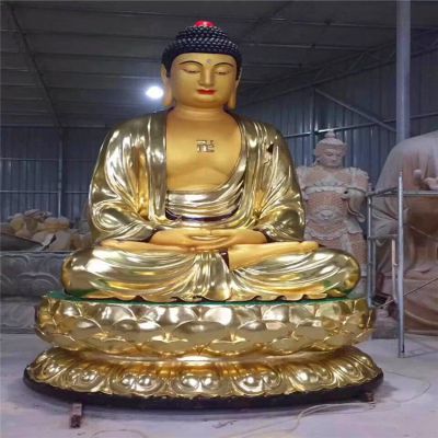 不锈钢镜面喷金烤漆大型神佛三宝佛博鱼网页版