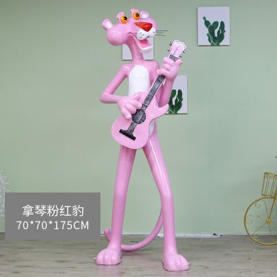 室内树脂粉红豹个性创意博鱼网页版