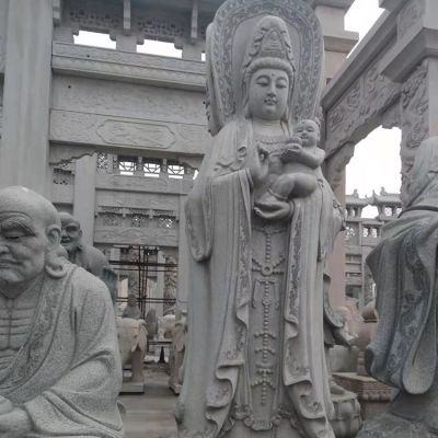 大理石石雕景区寺庙送子观音博鱼网页版
